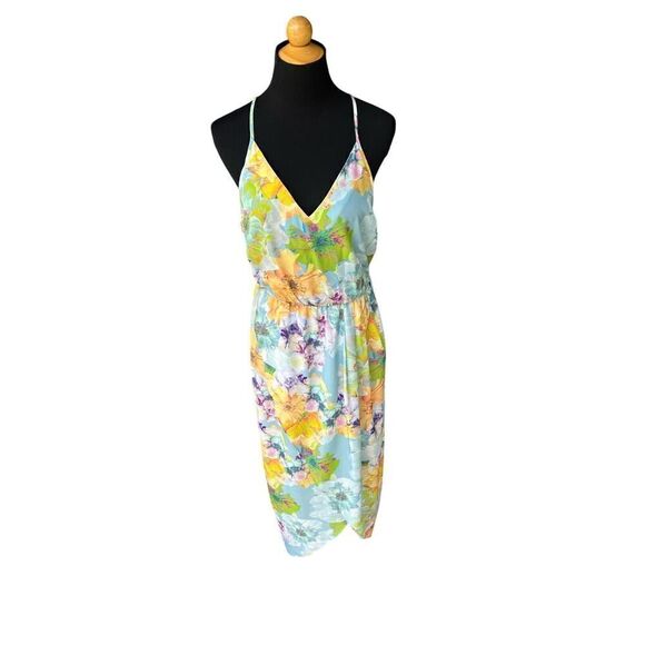 AMANDA UPRICHARD FLORAL TANK DRESS SIZE SMALL - Picture 5 of 7